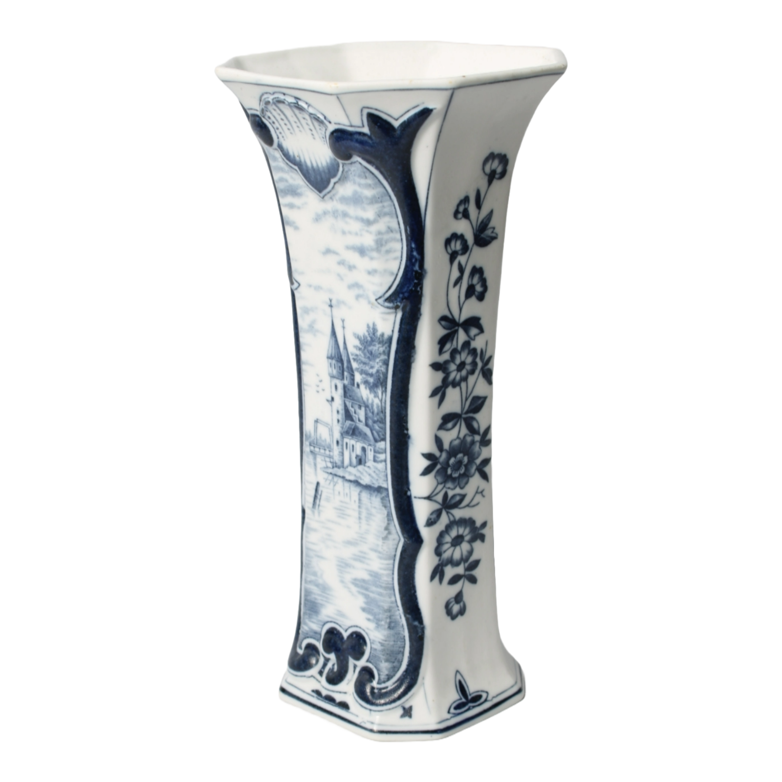 Beautiful Delft Blue Vase - Traditional Dutch Craftsmanship - 20th Century