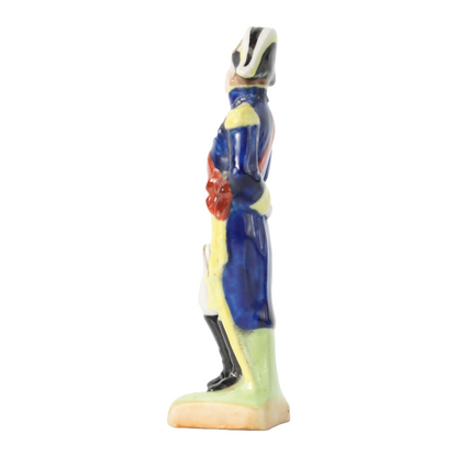 Hand-Painted Porcelain Figurine of Marshal Michel Ney by Kister Scheibe Alsbach,