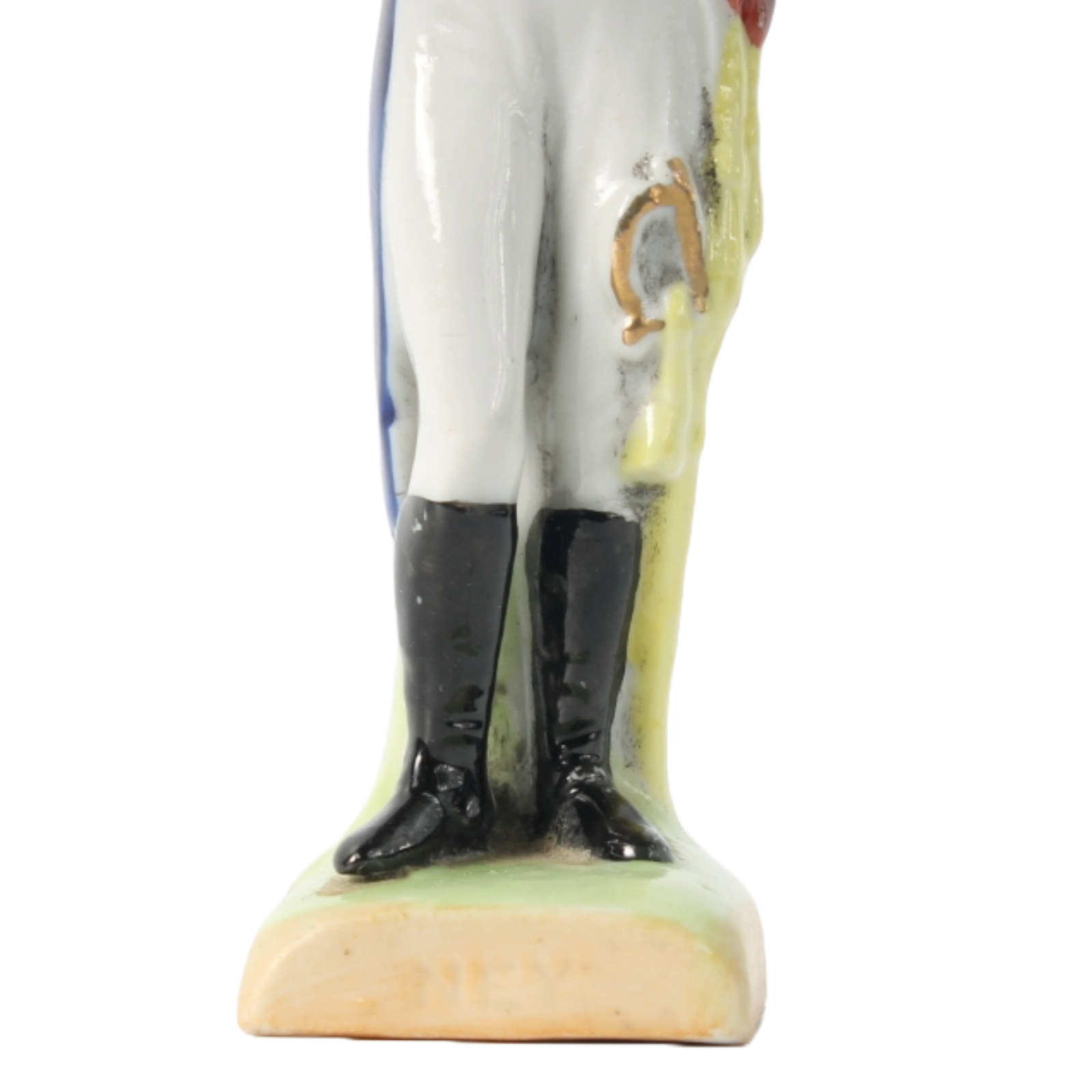 Hand-Painted Porcelain Figurine of Marshal Michel Ney by Kister Scheibe Alsbach,