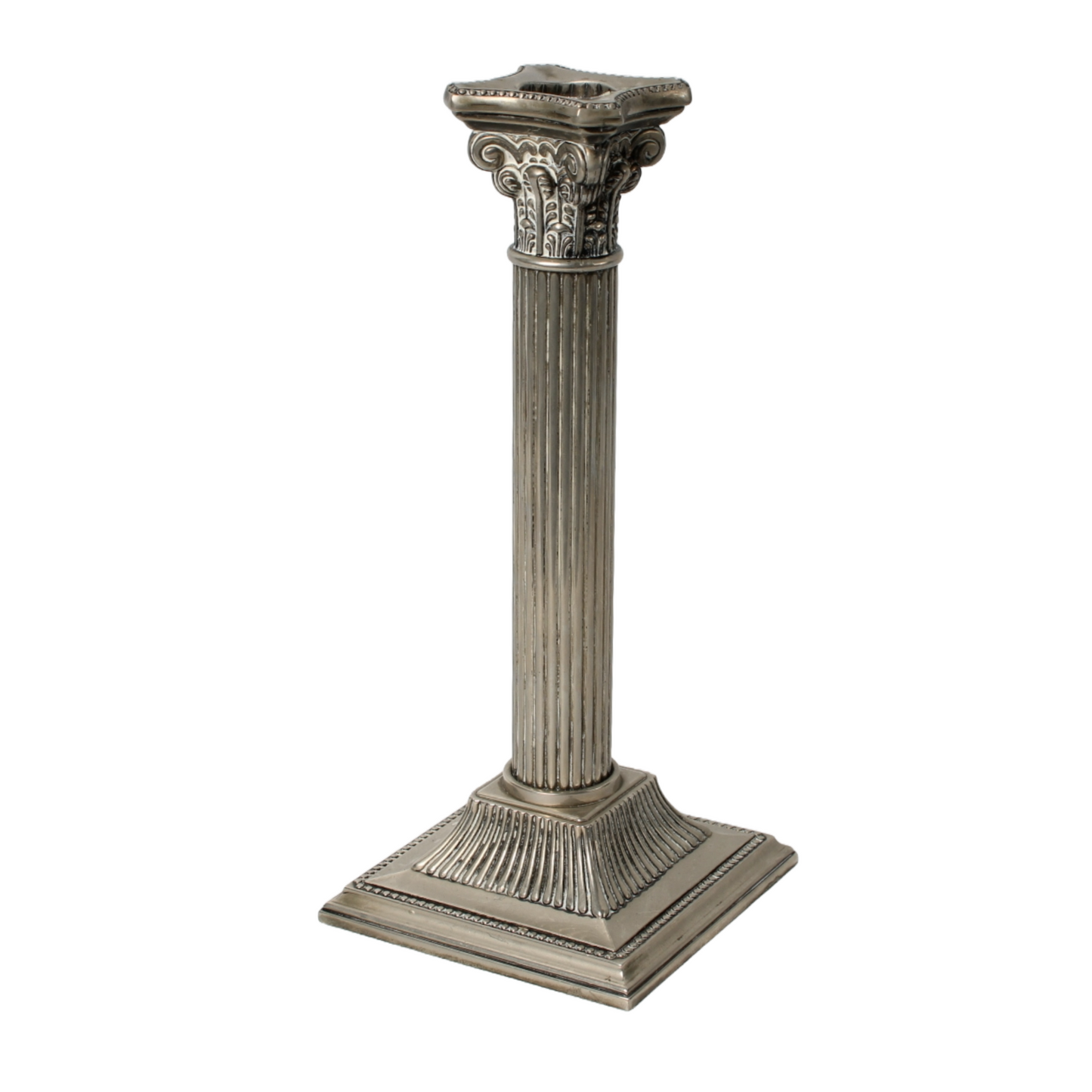 Elegant Corinthian Candle Holder - Classic Pillar Design - Timeless Decor - 21 c