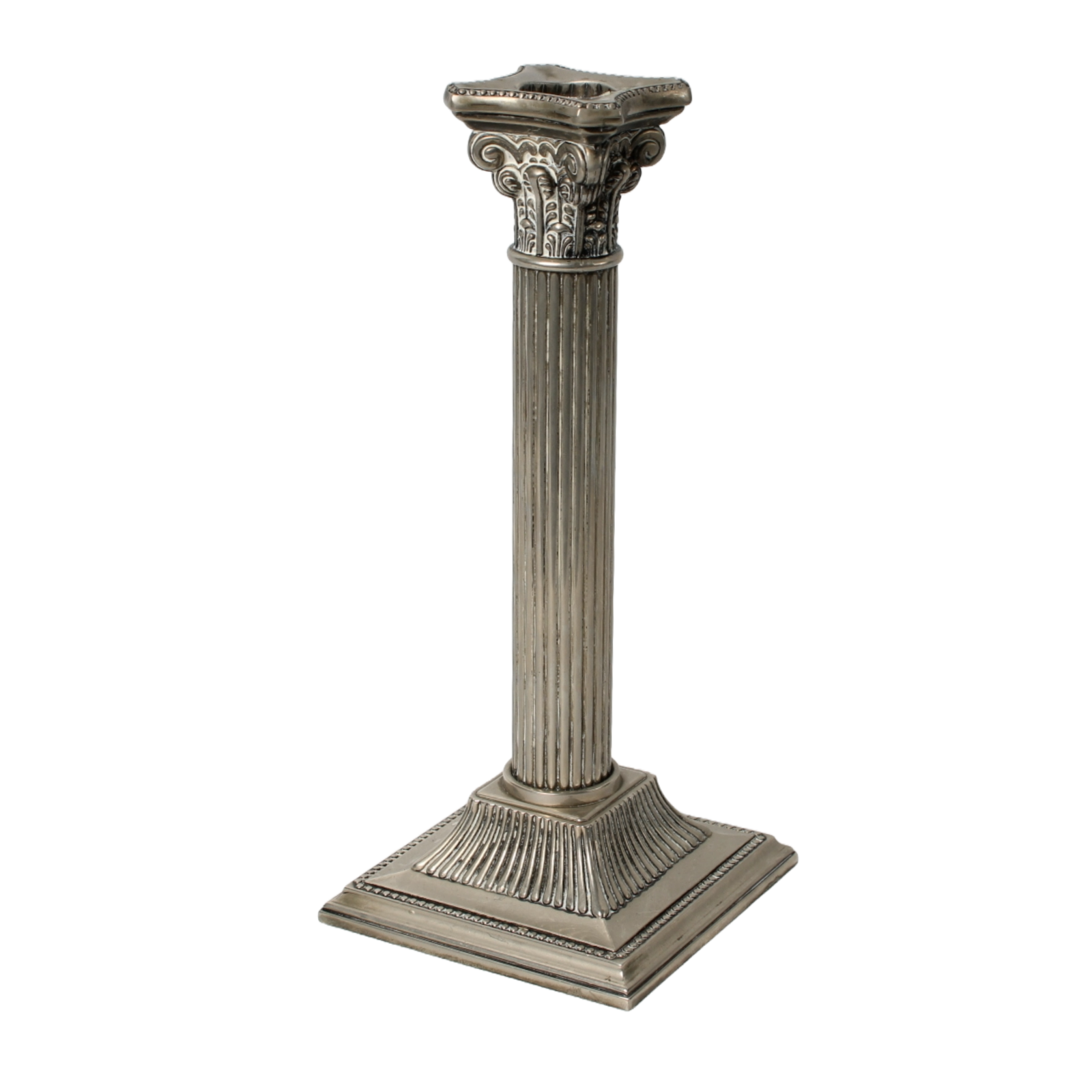 Elegant Corinthian Candle Holder - Classic Pillar Design - Timeless Decor - 21 c