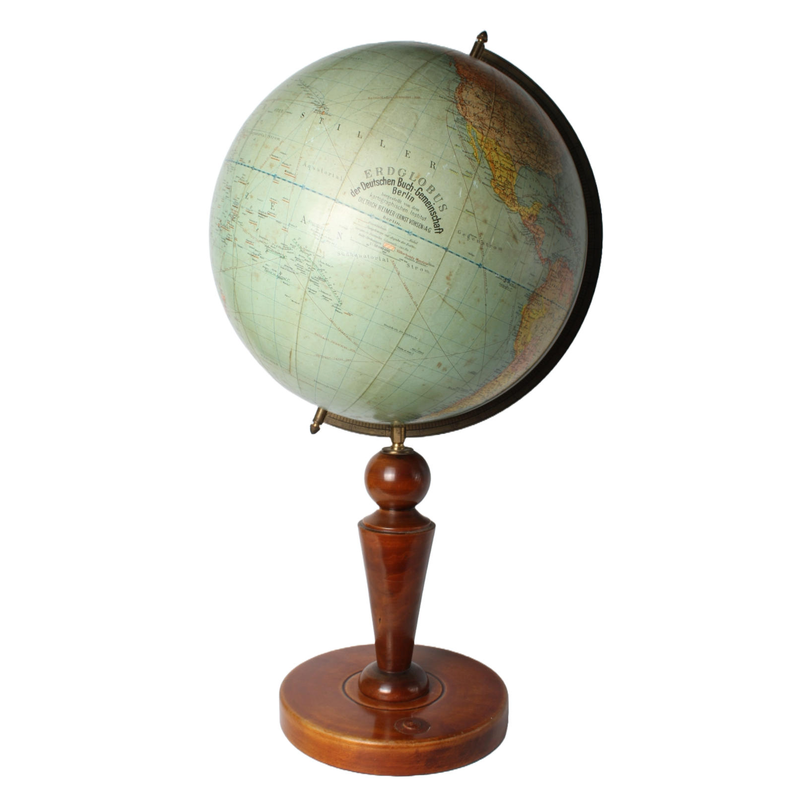 Antique German Globe ca. 1924 | Kartographisches Institut Dietrich Reimer Berlin