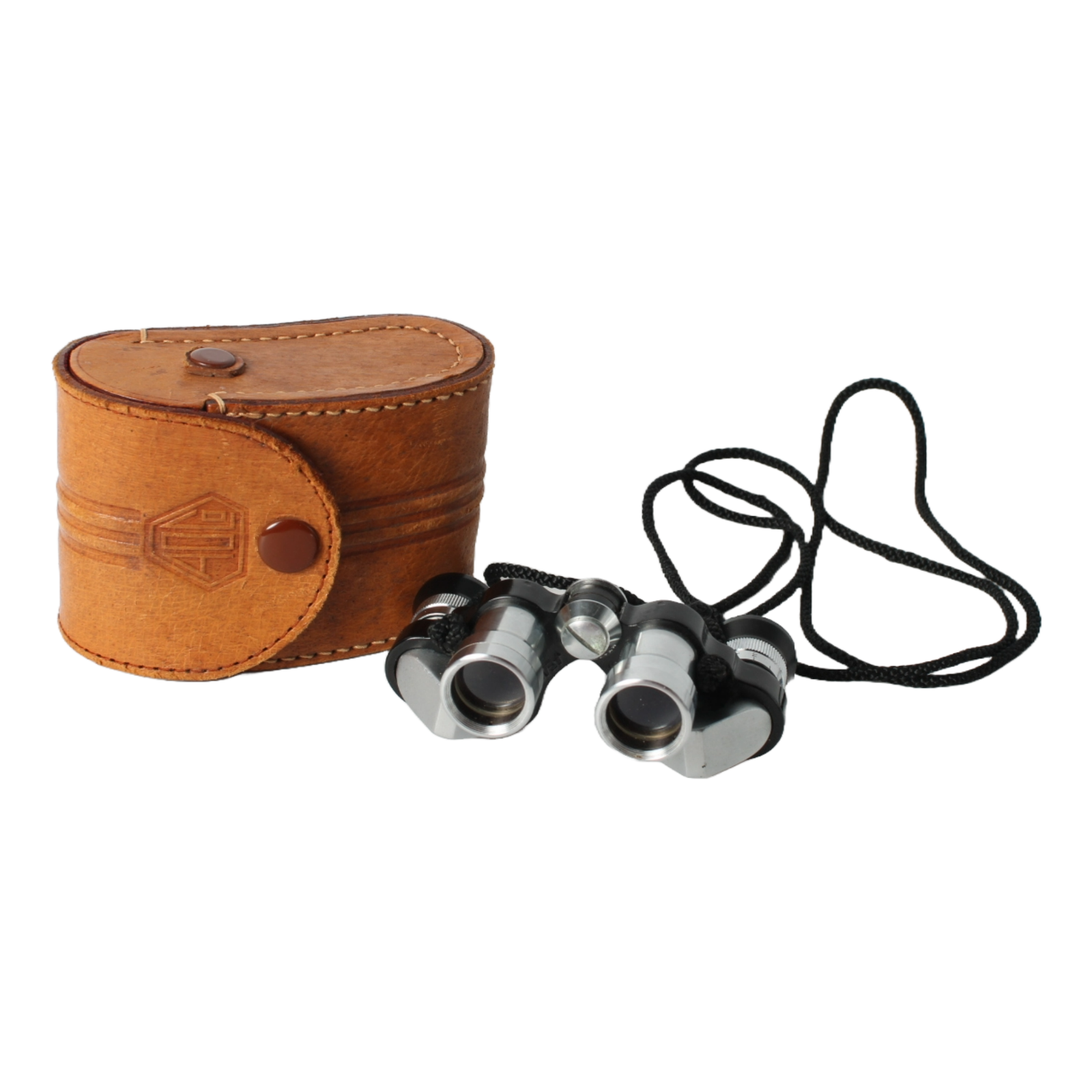 Vintage Asahi Pentax 6x15 Binoculars with Leather Case | Compact Opera Glasses