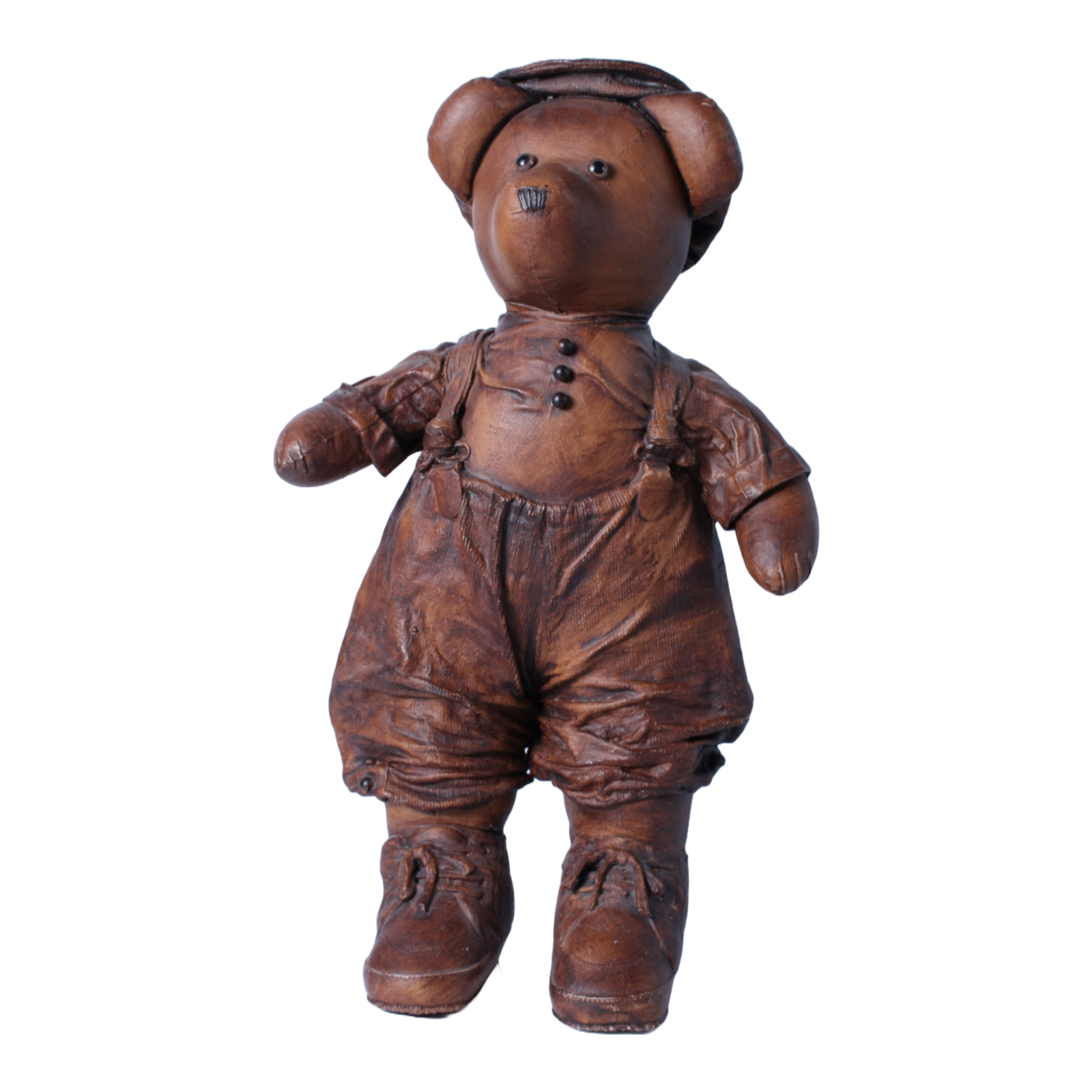 Bronze-Colored Teddy Bear - Handmade in England - 48 cm Tall