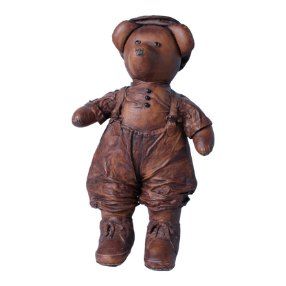 Bronze-Colored Teddy Bear - Handmade in England - 48 cm Tall