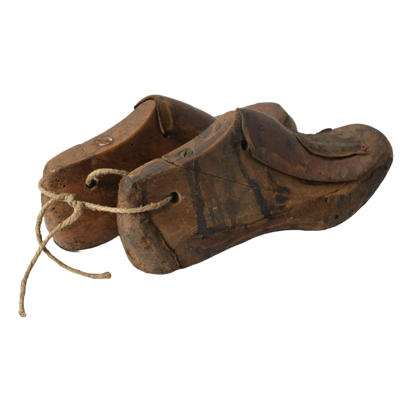 Antique Wooden Shoe Last, Handcrafted Cobbler's Tool, 24 cm, Vintage Collectible