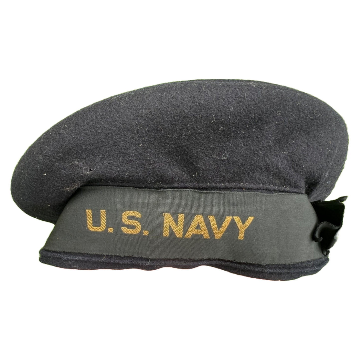 Authentic WWII US Navy "Donald Duck" Flat Hat from USS Lizardfish Submarine Crew