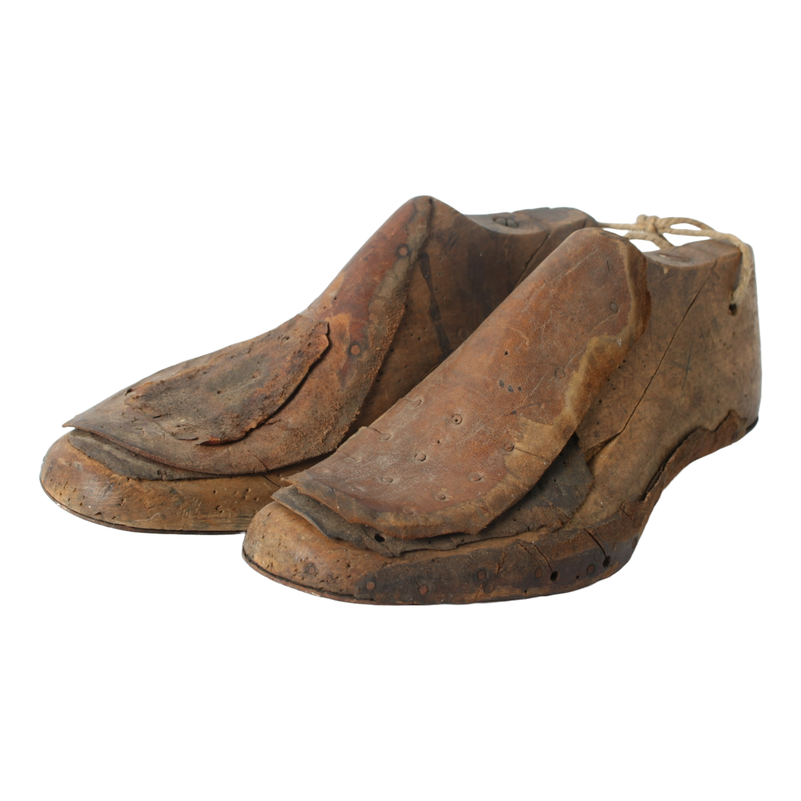 Antique Wooden Shoe Last, Handcrafted Cobbler's Tool, 24 cm, Vintage Collectible