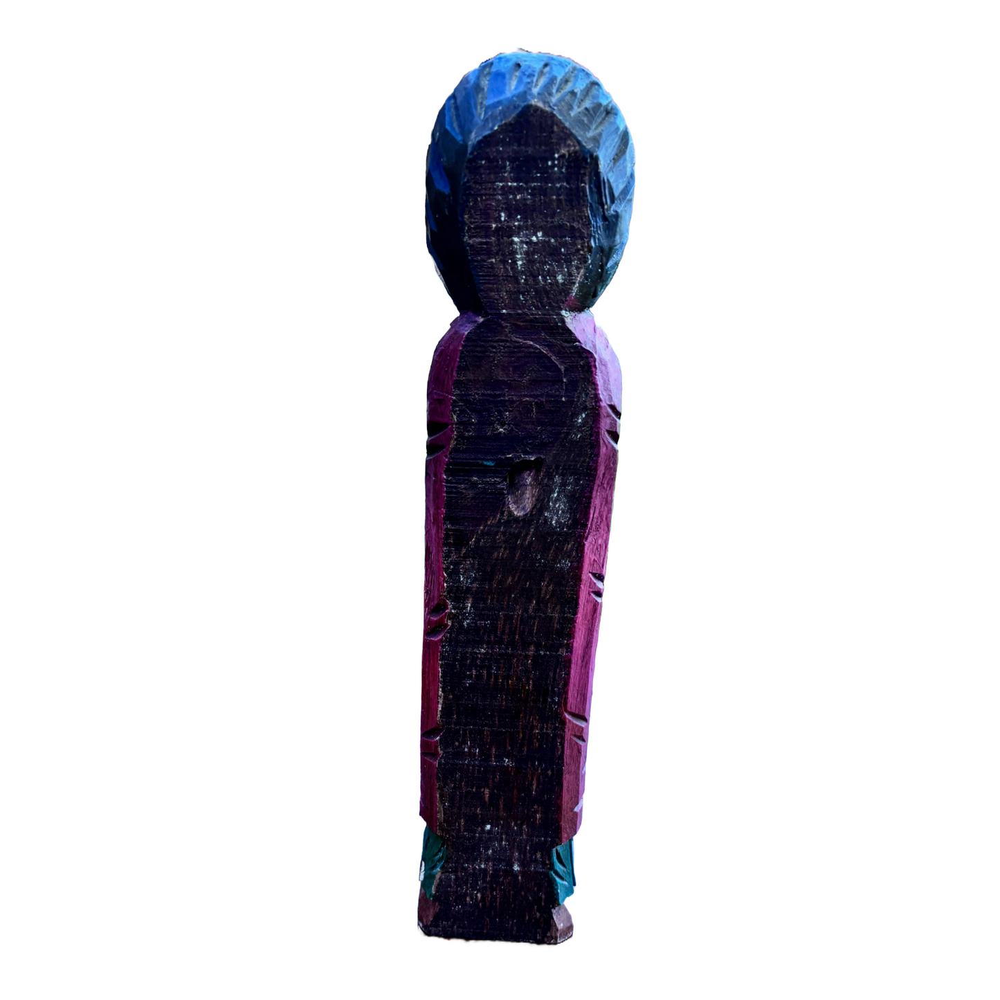 Beautiful Antique Wooden Statue of Saint Matthias with Sword - Unique Gift