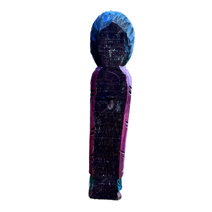Beautiful Antique Wooden Statue of Saint Matthias with Sword - Unique Gift