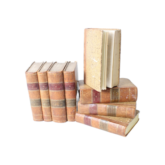 Complete Set of 8 Antique Books by Jean-Pierre Claris de Florian (1810-1816)