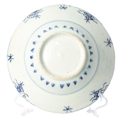 Rare Antique Chinese Klapmuts Bowls | Qing Dynasty Blue and White Porcelain