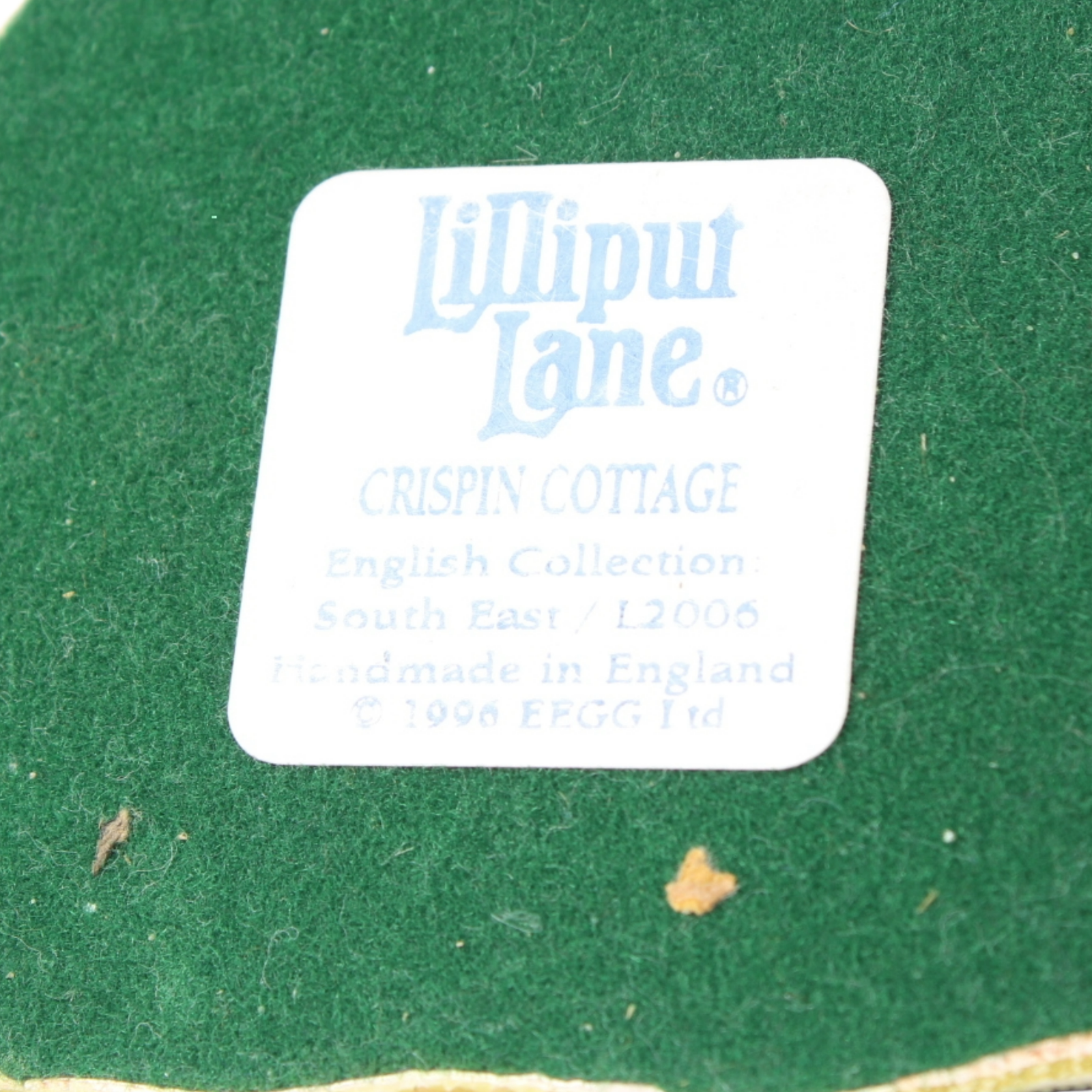 Crispin Cottage Miniature by Lilliput Lane, Handcrafted English Country House,