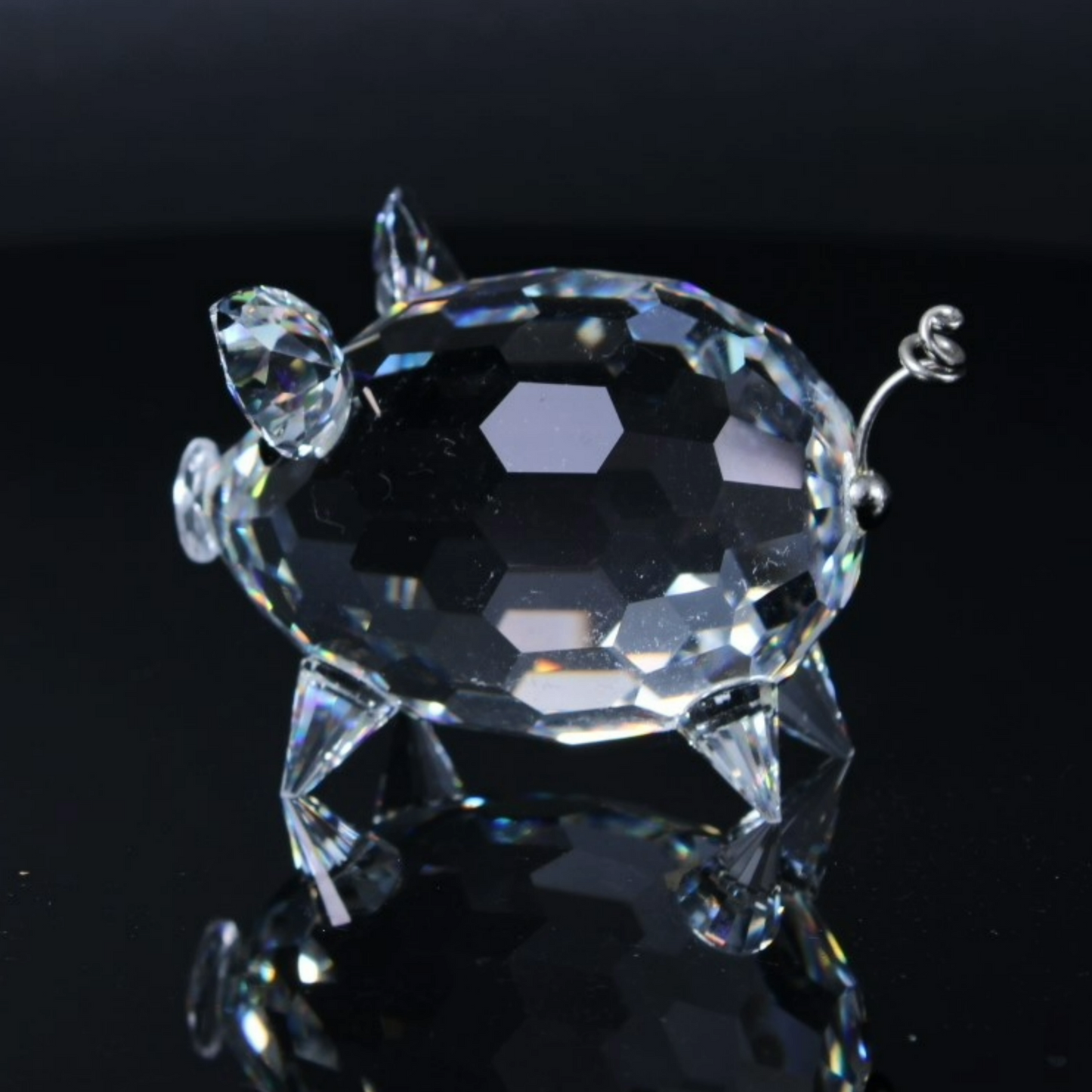 Swarovski Crystal Pig Mini 10028 Box