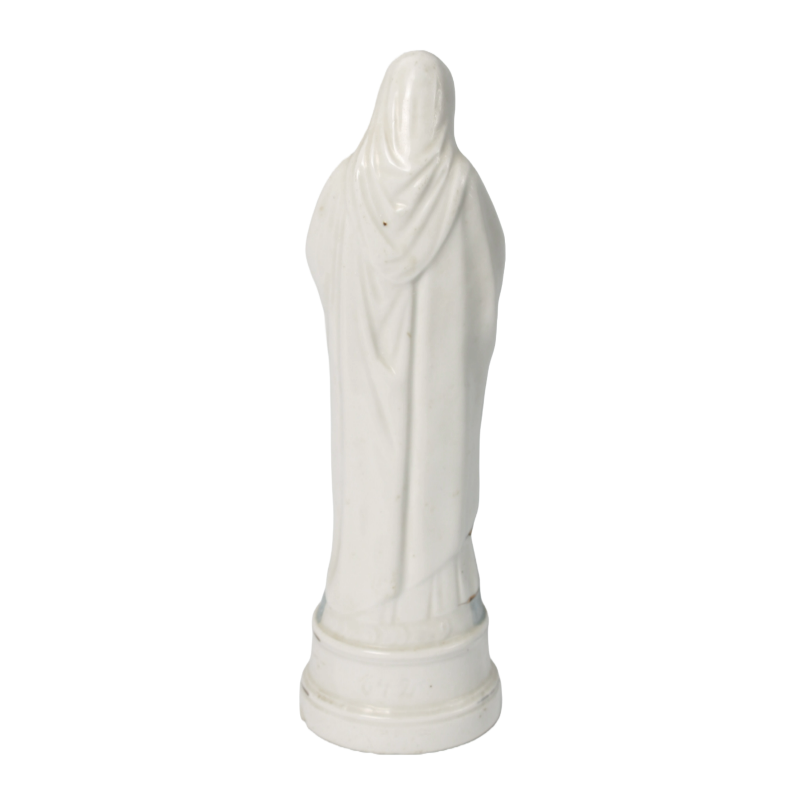 Porcelain Virgin Mary with Sacred Heart Figurine - Hand-Painted - 1990