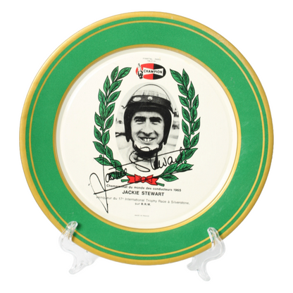 Set of Six 1965 Motorsport World Champion Commemorative Plates - IFA Metal