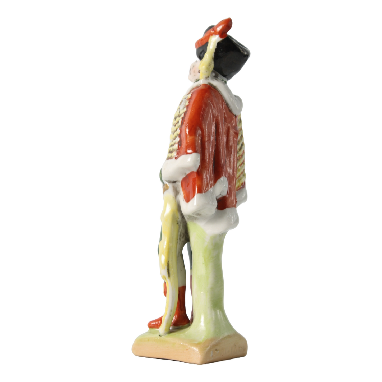 Hand Painted Porcelain Figure of Napoleonic Officer, Kister Scheibe Alsbach, 192