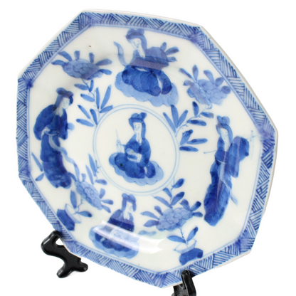 Antique Chinese Porcelain Tea Set | 19th Century Qing Dynasty | Blue & White