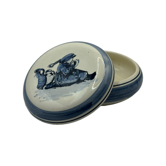 Stunning Delft Blue Dish - Hand-Painted - Timeless Dutch Art - Vintage Decor