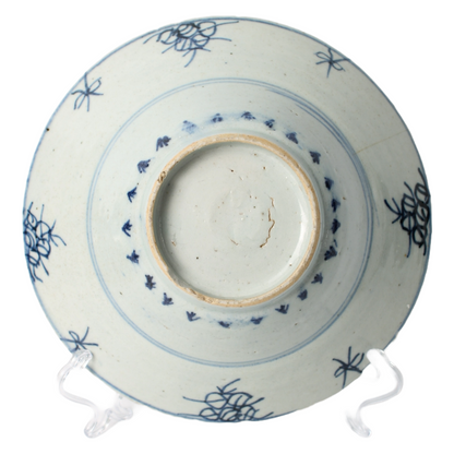 Rare Antique Chinese Klapmuts Bowls | Qing Dynasty Blue and White Porcelain