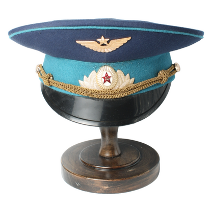 Authentic Soviet Air Force Officer’s Visor Cap (Size 57) from 1990