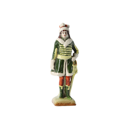 Handcrafted Porcelain Figurine of Joachim Murat, Scheibe Alsbach