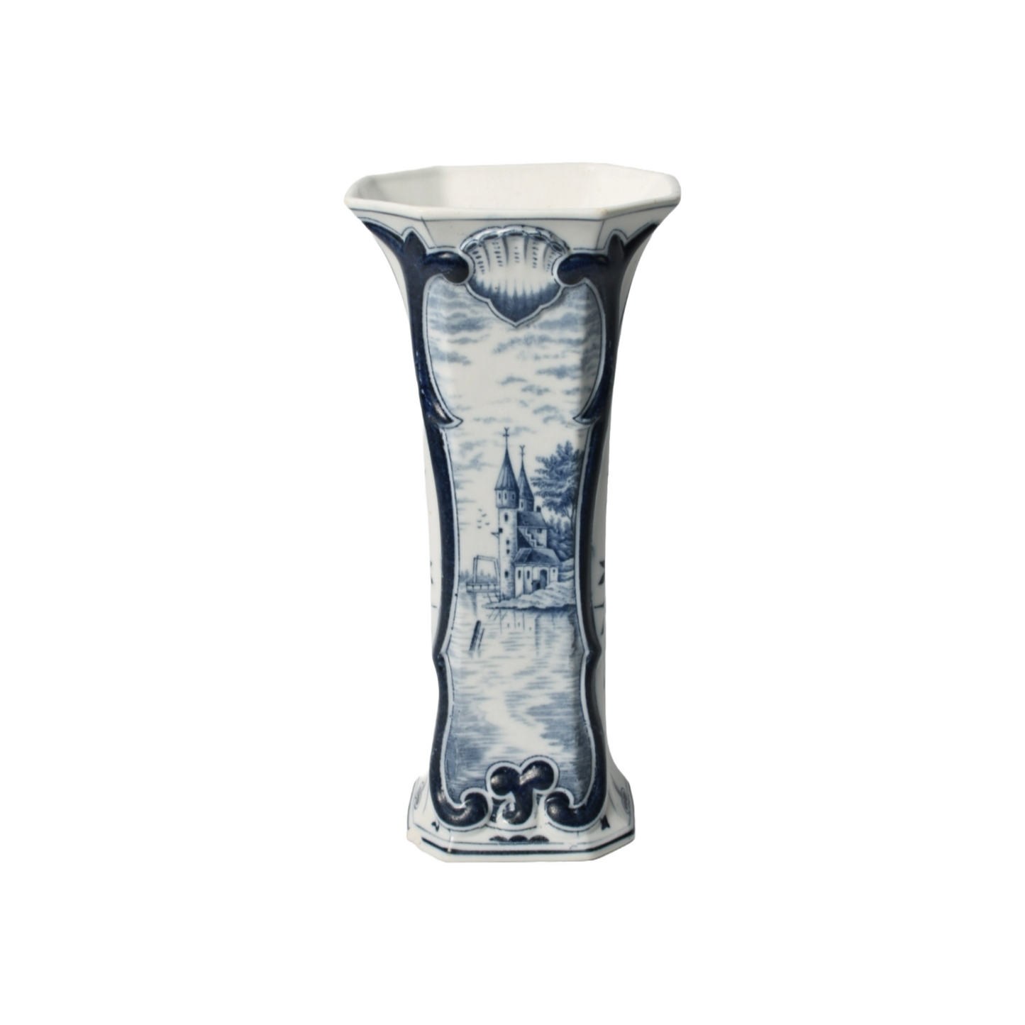 Beautiful Delft Blue Vase - Traditional Dutch Craftsmanship - 20th Century