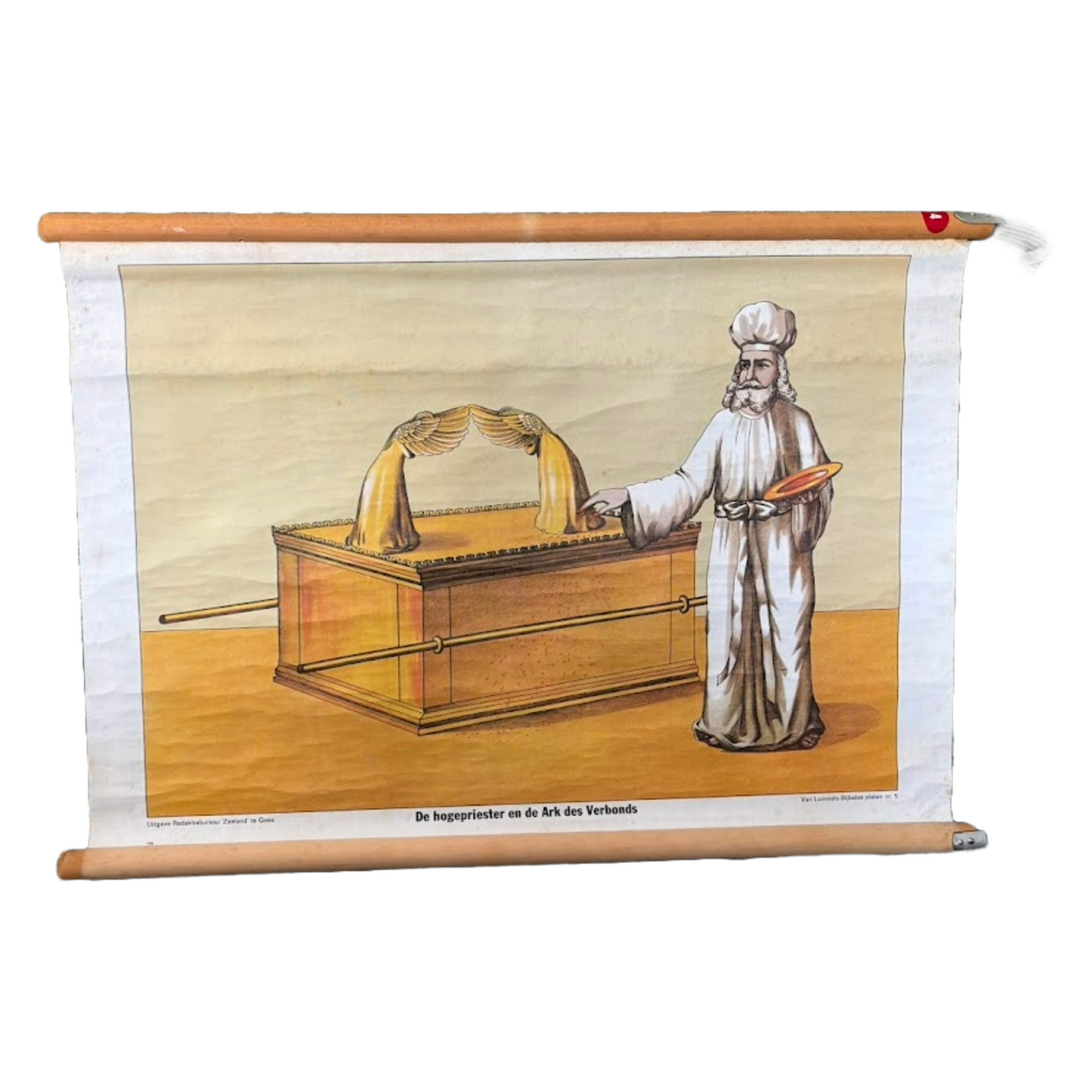 Antique School Chart “High Priest and Ark of the Covenant”