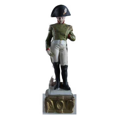Napoleon I and Joséphine de Beauharnais Figurines, Italy, Ceramic, Circa 1975