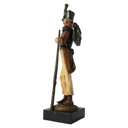 Hand-Painted Soldier Figurine by S. Pazopoulou, Greek Maker