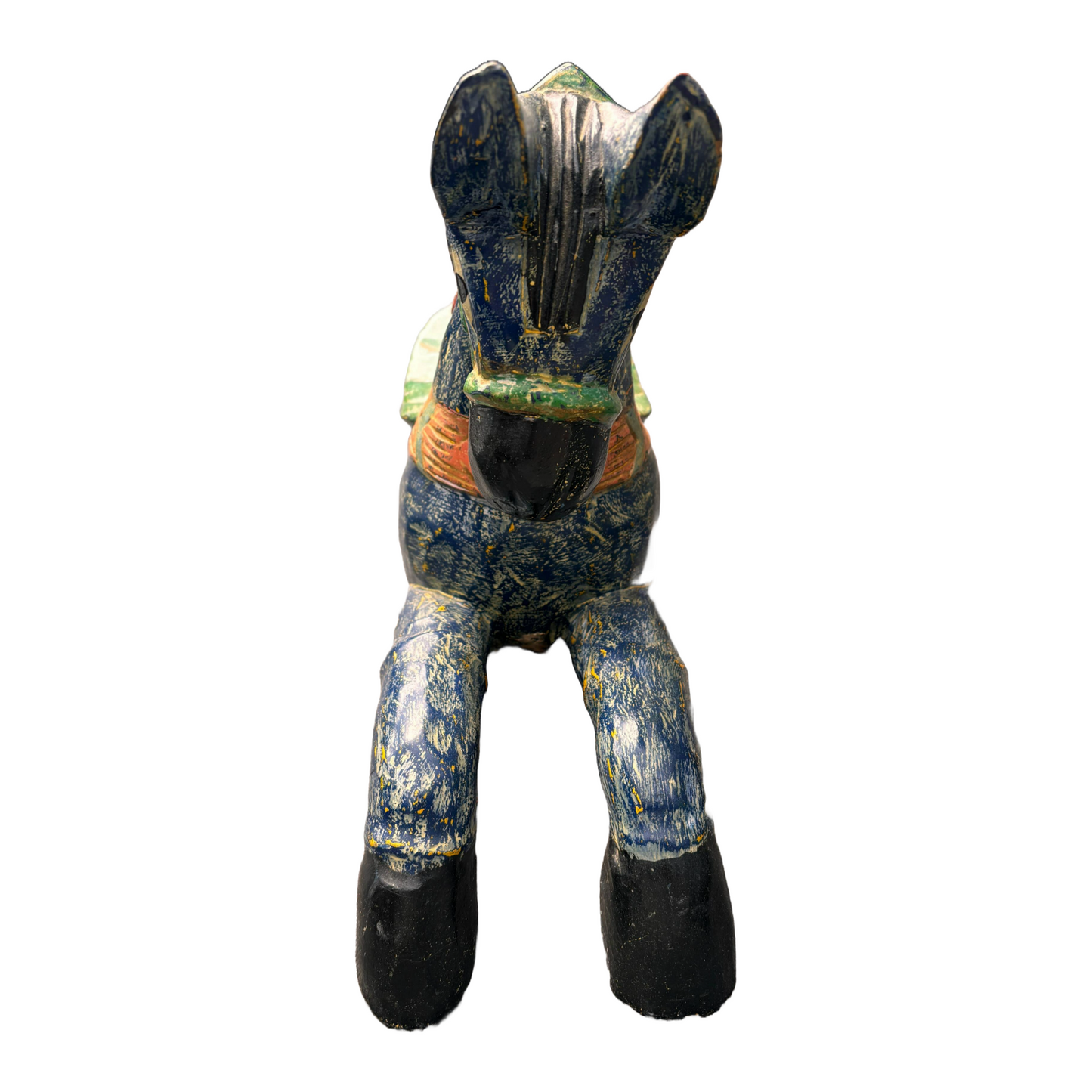 Exquisite Hand-carved Horse Sculpture - An Enchanting Gift! - Rajasthani