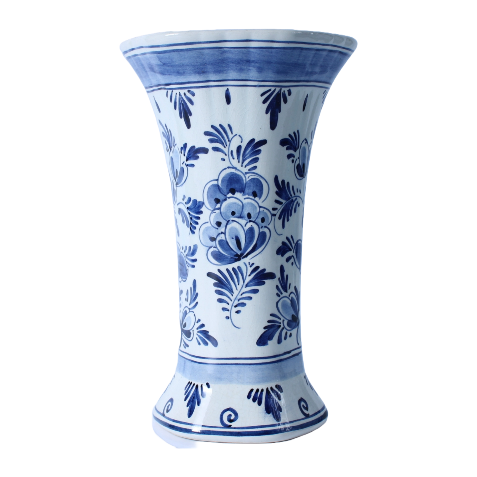 Beautiful Delft Blue Vase from the Early 1960s