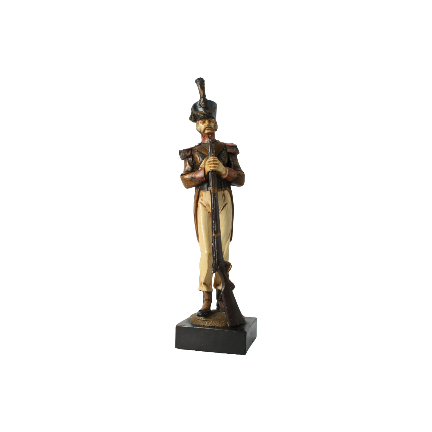 Hand-Painted Soldier Figurine by S. Pazopoulou, Greek Maker