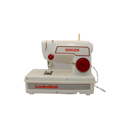 Vintage 1960s Singer Lockstitch Child's Sewing Machine with Pedal - Includes Tra