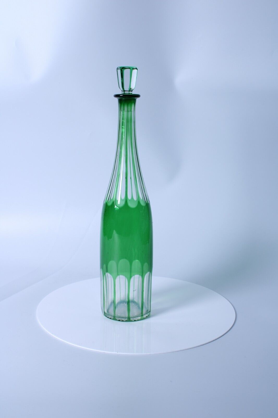 Beautiful 1920s Carafe by Maison Saint Louis Overlay