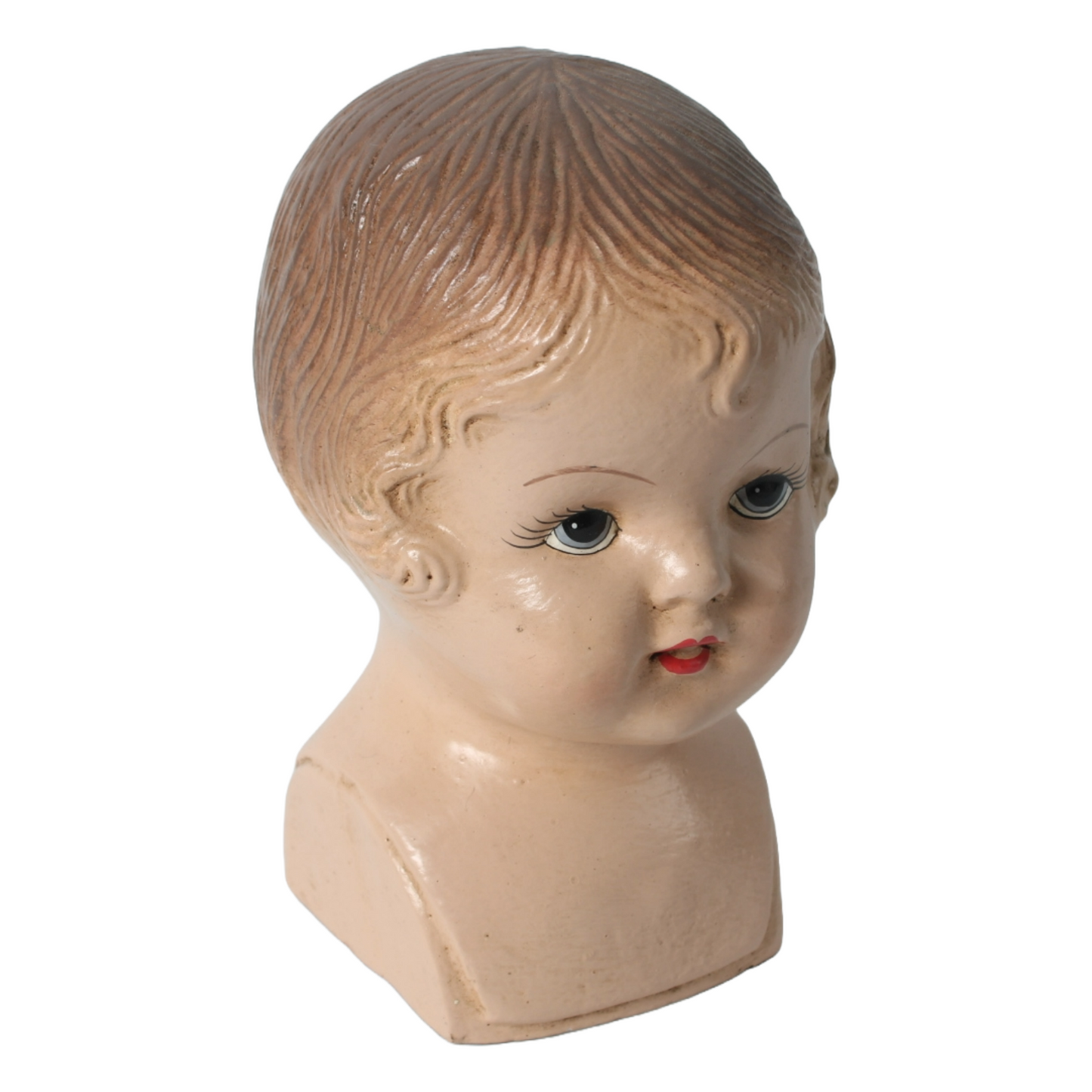 Decorative Baby Bust – Hand-Painted, Light Hair – Unique Collectible