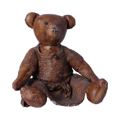 Bronze-Colored Teddy Bear - Handmade in England - Sitting 23 cm
