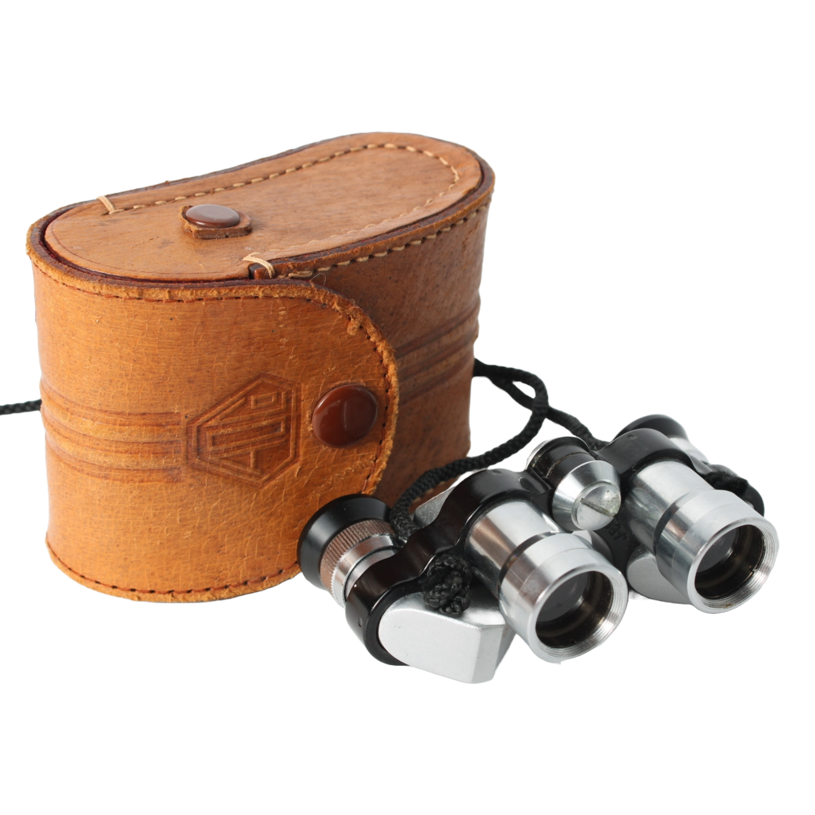 Vintage Asahi Pentax 6x15 Binoculars with Leather Case | Compact Opera Glasses