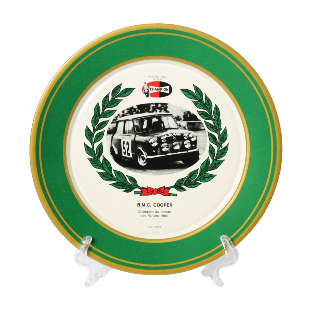 Set of Six 1965 Motorsport World Champion Commemorative Plates - IFA Metal