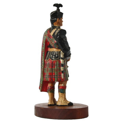 Hand-Painted MacGregor Advertising Figure, Scottish Attire, 15 cm Tall, Vintage
