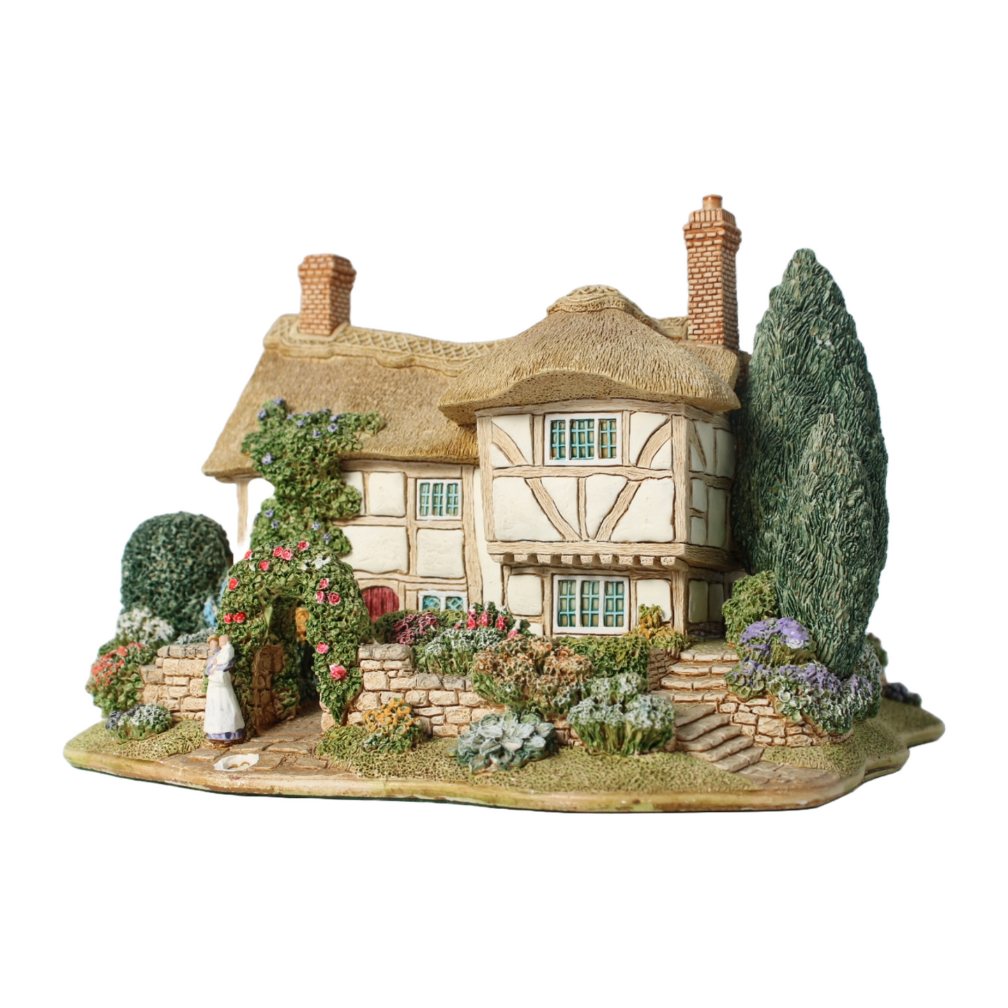 Rare Lilliput Lane Gossip Gate Cottage 1996, Handcrafted English Miniature House