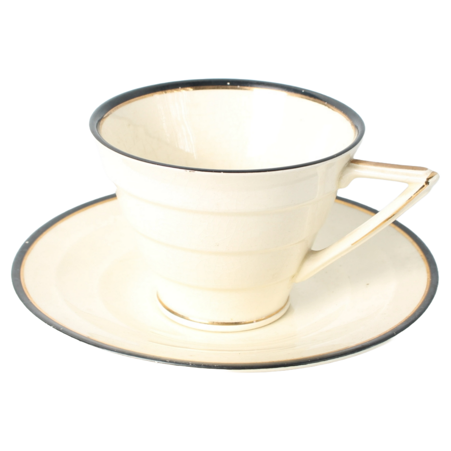 Vintage Mosa Maastricht Plateel Coffee/Tea Set, 11 Cups, 11 Saucers, 1930
