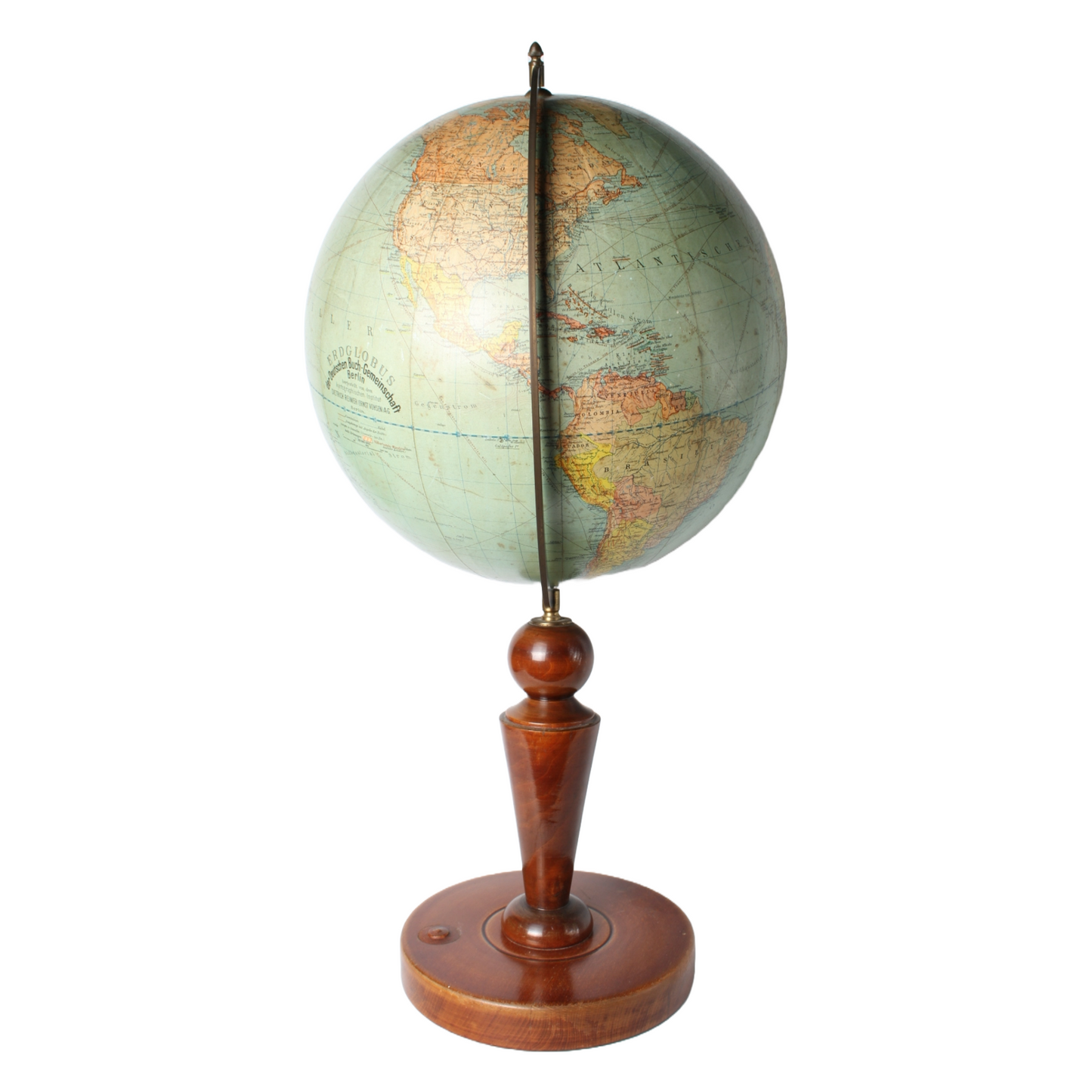 Antique German Globe ca. 1924 | Kartographisches Institut Dietrich Reimer Berlin