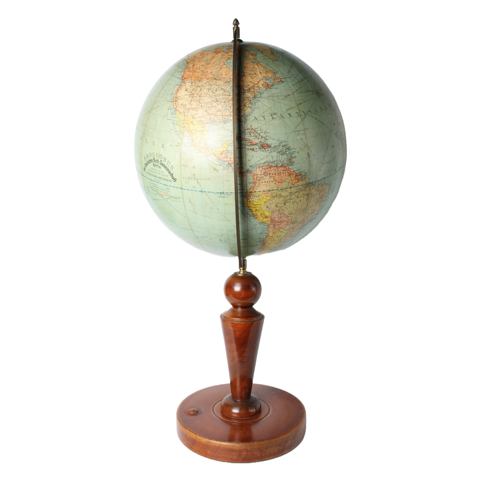 Antique German Globe ca. 1924 | Kartographisches Institut Dietrich Reimer Berlin