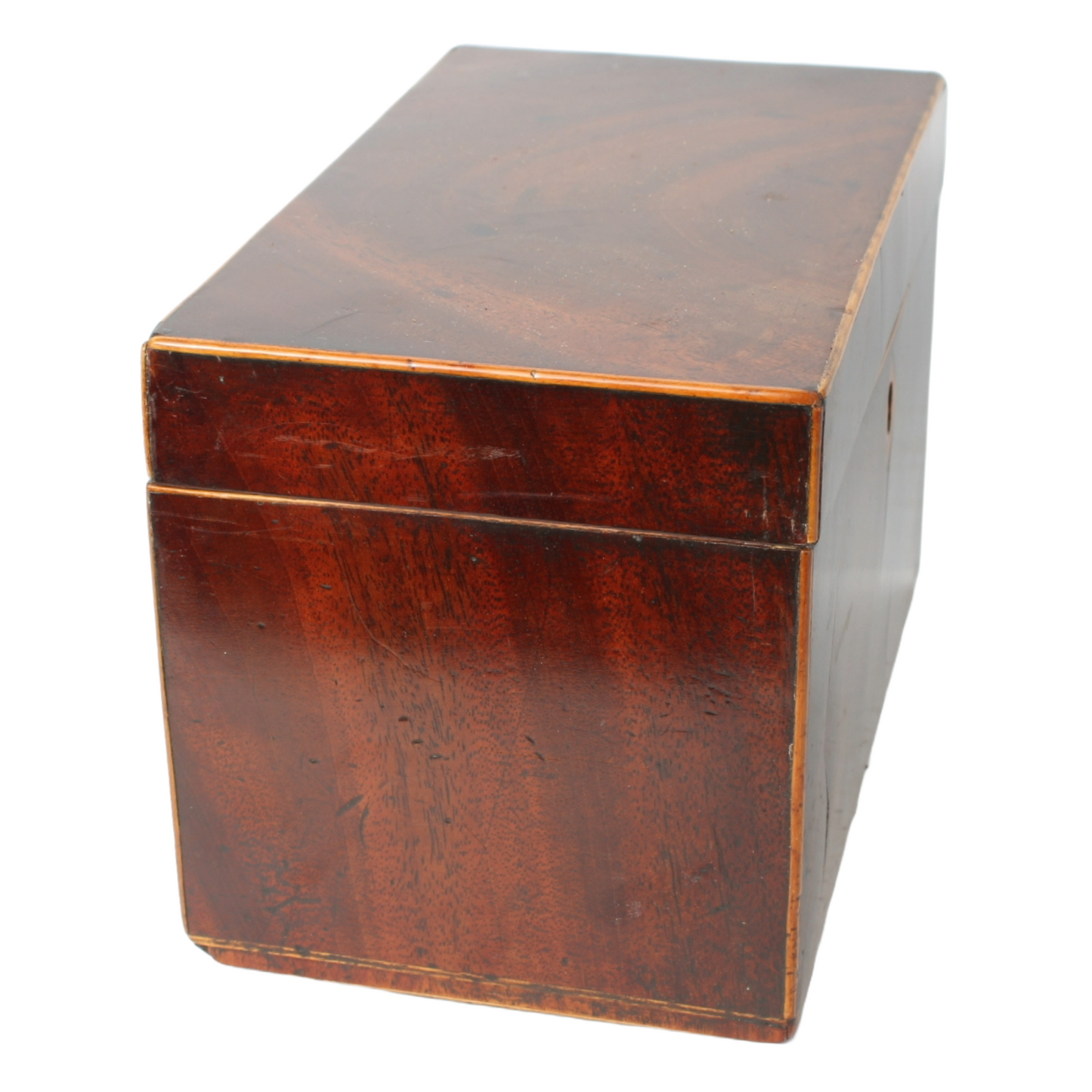 Antique Wooden Tea or Tobacco Box | Late 18th - Early 19th Century