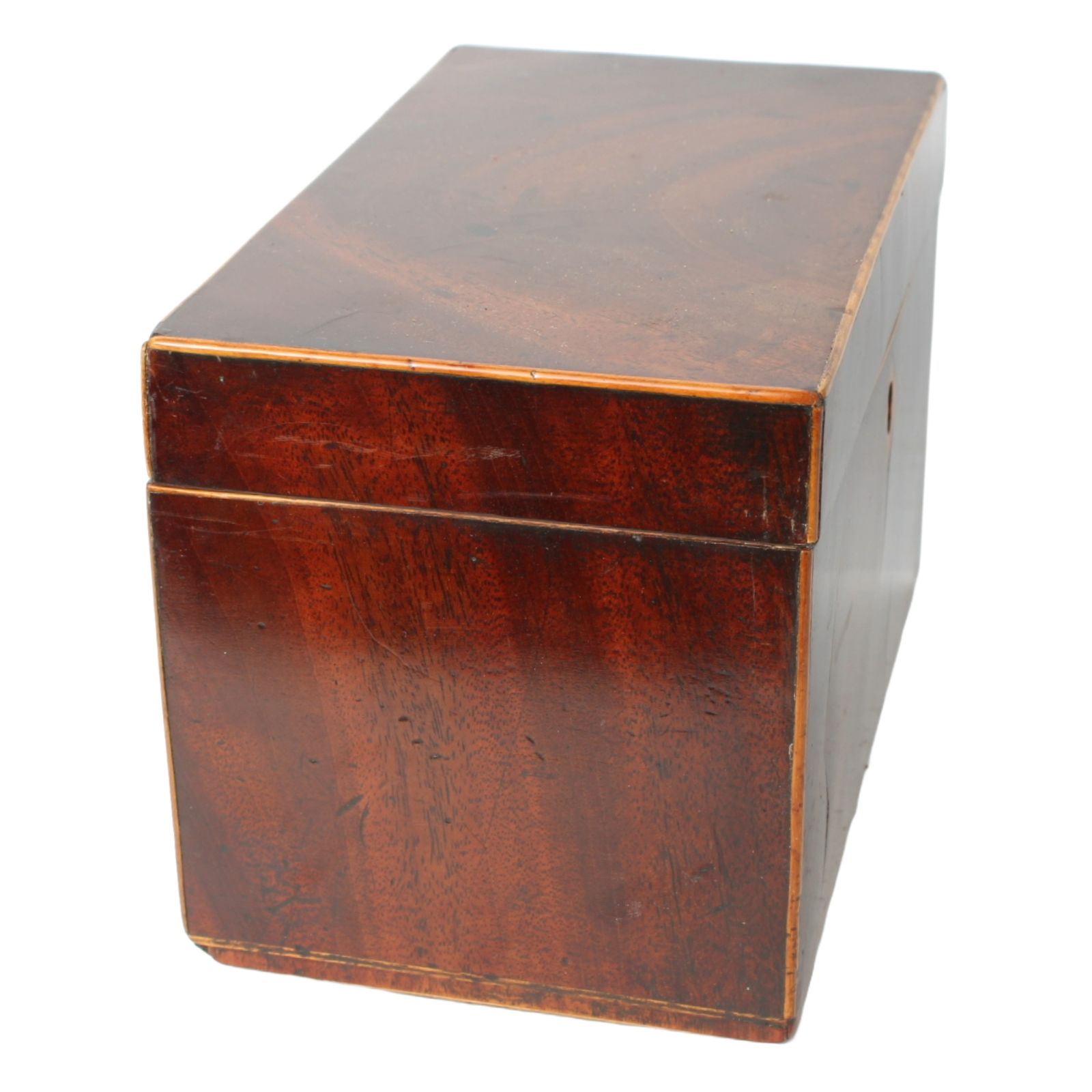 Antique Wooden Tea or Tobacco Box | Late 18th - Early 19th Century