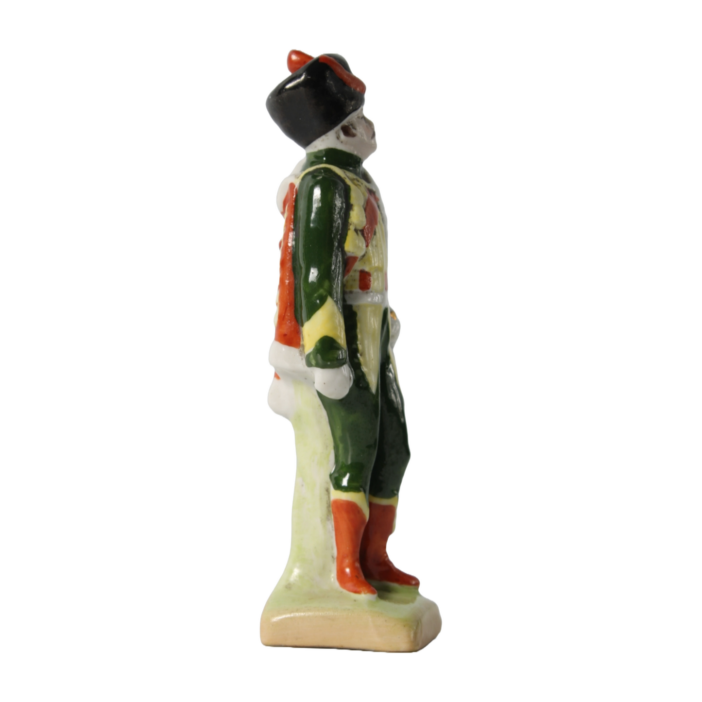 Hand Painted Porcelain Figure of Napoleonic Officer, Kister Scheibe Alsbach, 192