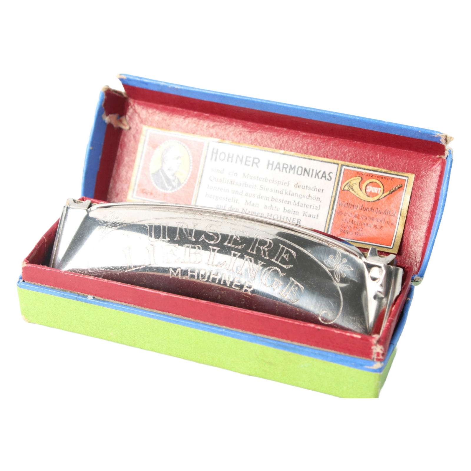 Vintage Hohner Harmonica – "Unsere Lieblinge"