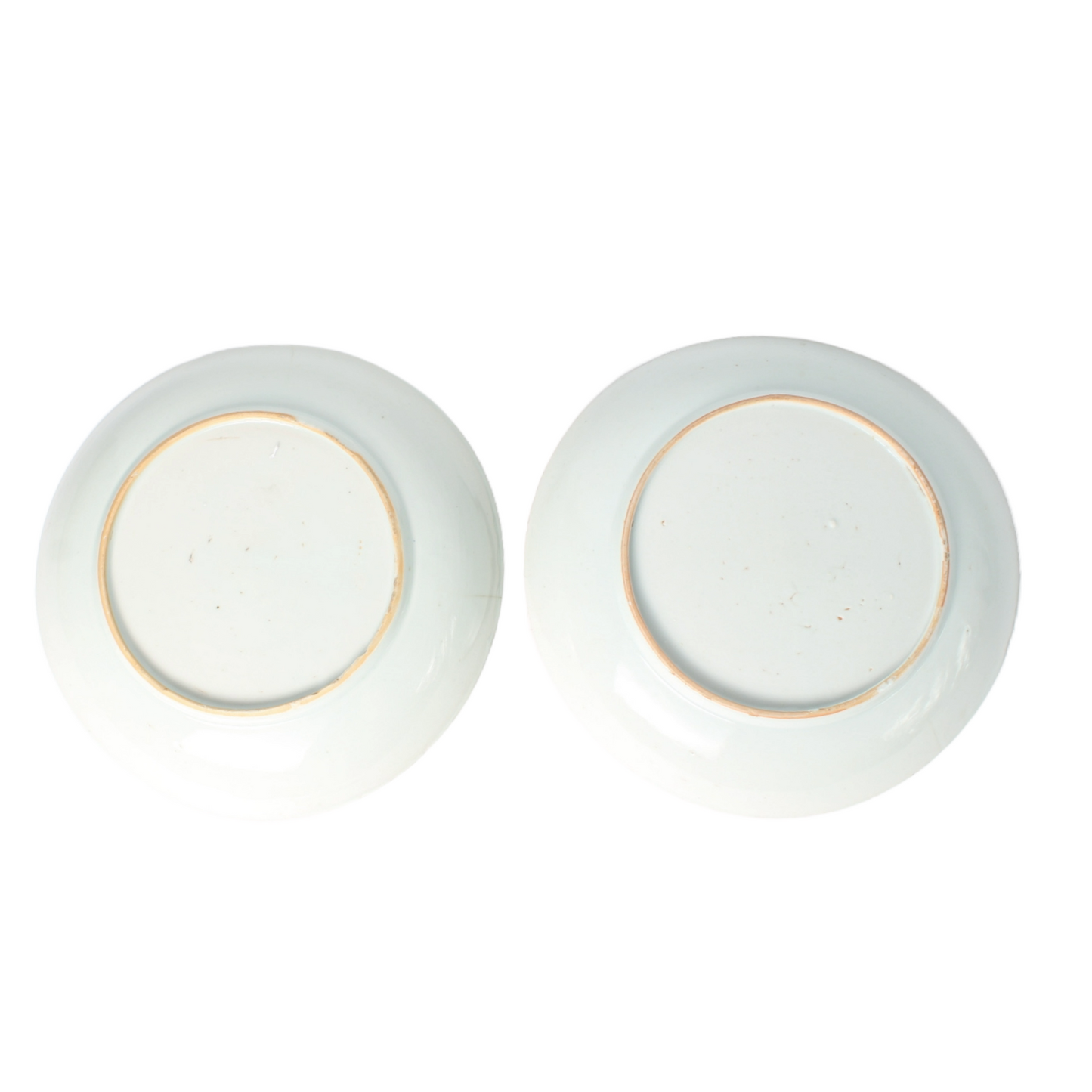 Rare Pair of Kangxi Blue and White Dishes (ca. 1700–1730) Qing Dynasty