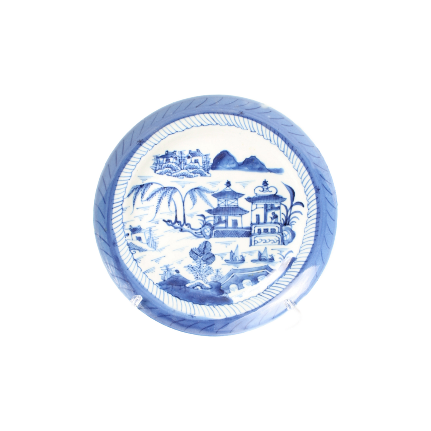 Antique Chinese Porcelain Plate - 18th Century Qing Dynasty